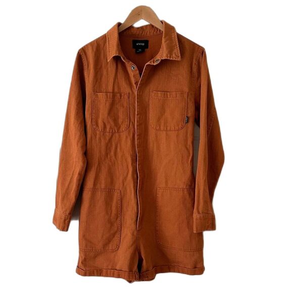 ATWYLD No Service Jumper Jumpsuit Motorcycle Romper Size M Medium Biker NWT - Picture 1 of 13